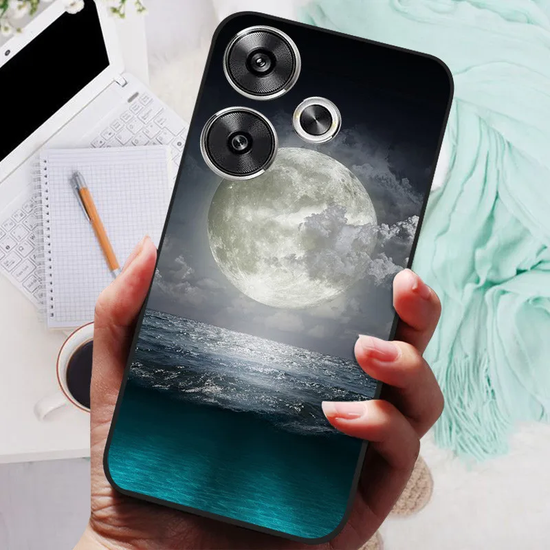 Lion Wolf Black Silicone Soft Case - Protective Phone Cover