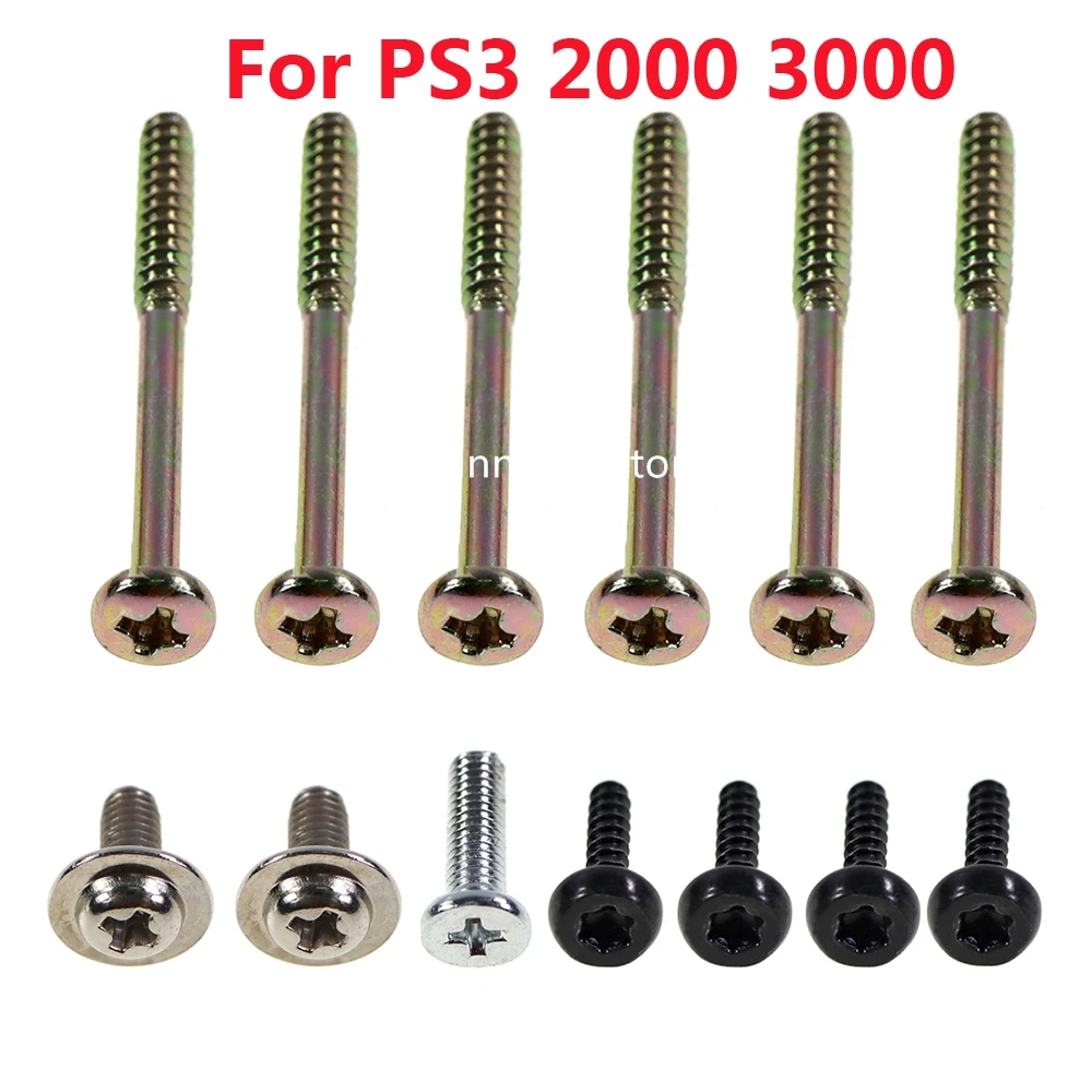 1Set Di Viti Di Riparazione Per Playstation 3 Ps3 Slim 2000 3000 Set Completi Di Viti Per Ps3 Slim 2K 3K