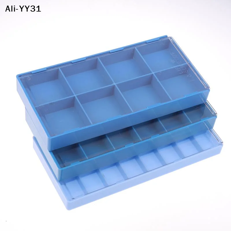 Multi-Compartment Watch Parts Storage Box with Lid