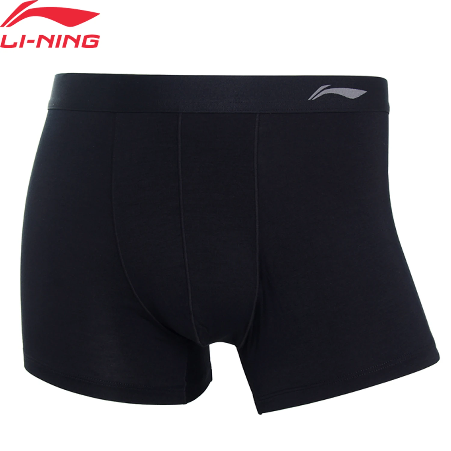 Sports Underwear Li-Ning Men GYM Underwear 94%Modal 6%Elastane Male Boxer Brief Sports Underpants Shorts AUAV005