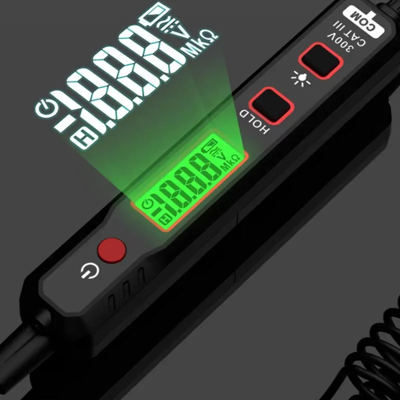 Circuit Voltage Tester Digital Car Backlight Display Automobile Fault Maintenance