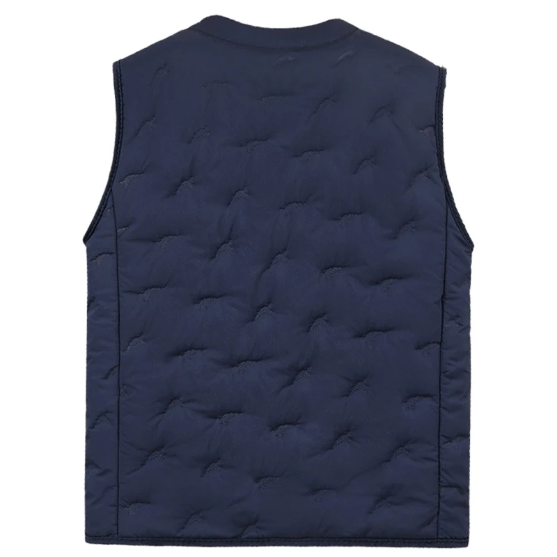 New Men's Vest Jackets Waterproof Outerwear Button Sleeveless Coats Winter Warm Coat Casual Lightweight Thick Sherpa Lined Vests