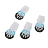 4Pcs Cute Pet Dog Socks with Print Anti-Slip Cats Puppy Shoes Paw Protector Products for Small Breeds Spitz York Dogs Chihuahua 6