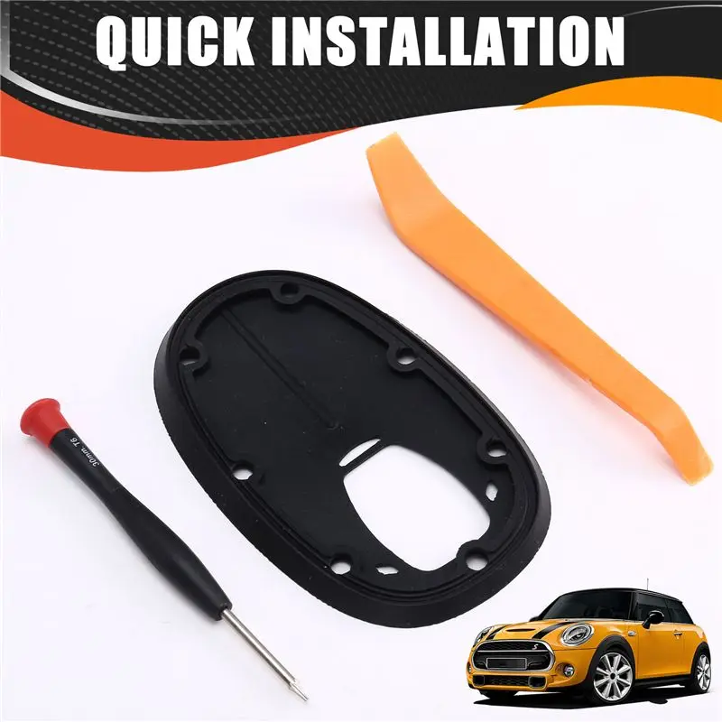 BMW 미니 컨트리맨 R60 R61 65209803850-A65M용 검정색 자동차 안테나 베이스 고무 가스켓 씰