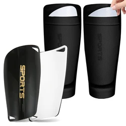 Loogdeel Youth Soccer Shin Guard Socks with EVA Cushion Protection - M (Black)