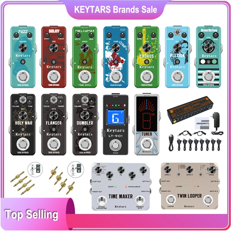 KeytarsGuitarEffectPedalsSeriesNoiseGateDistortionOverdrive