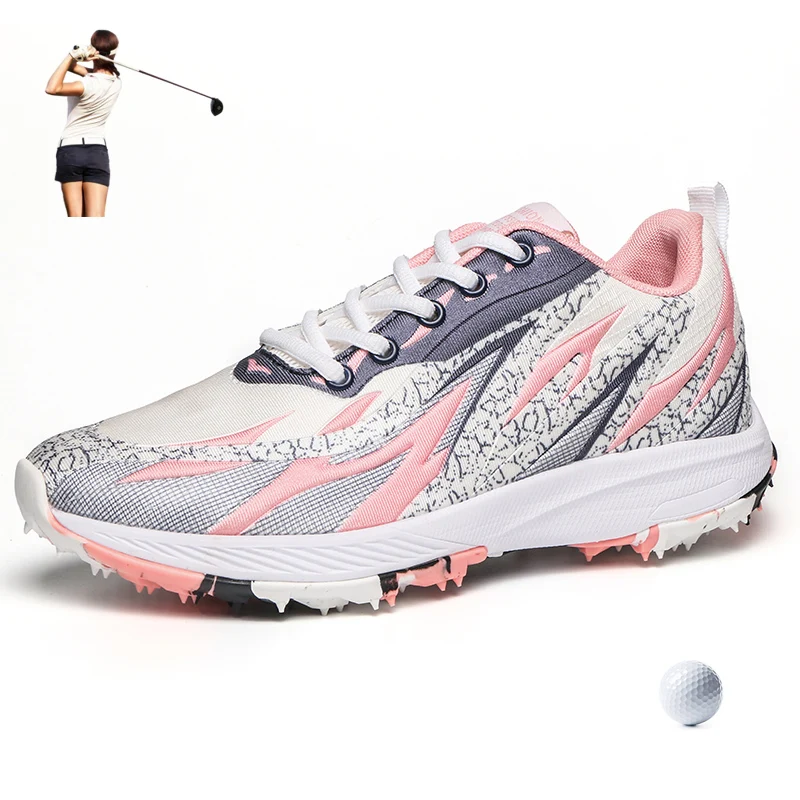 2021 Autumn New Golf Shoes for Women Comfortable Golf Sneakres Girls