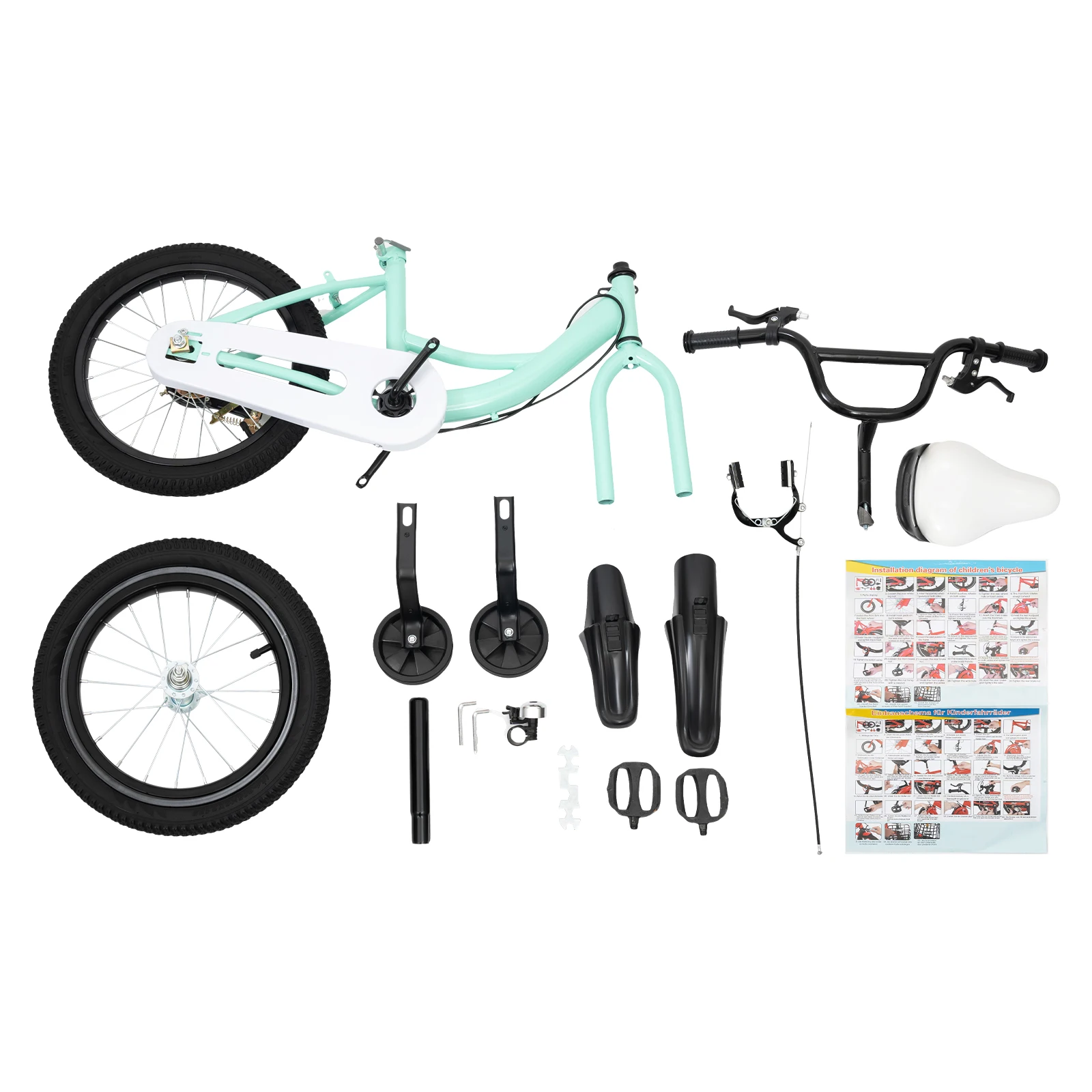 16-tolline laste jalgratas