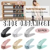 12Pcs Adjustable Shoe Organizer Shoe Support Rack, Space Saving Shoe-Shelf for Closet, Shoe Organizer Shoe Rack for Cabinet 12Pcs Adjustable Shoe Organizer Shoe Support Rack, Space Saving Shoe-Shelf for Closet, Shoe Organizer Shoe Rack for Cabinet