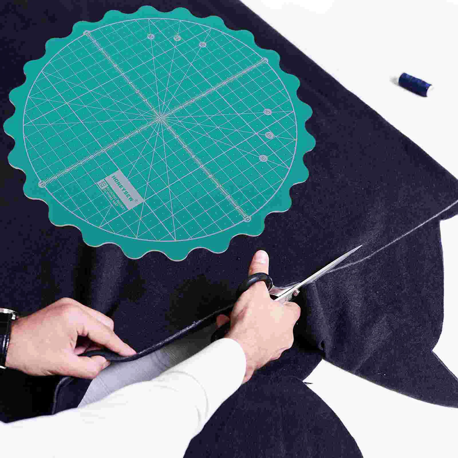 Rotating Cutting Mat For Quilting Quiter Multi-function Rotary Disk Circle  Display Plate Table (random Color) - Cutting Mats - AliExpress