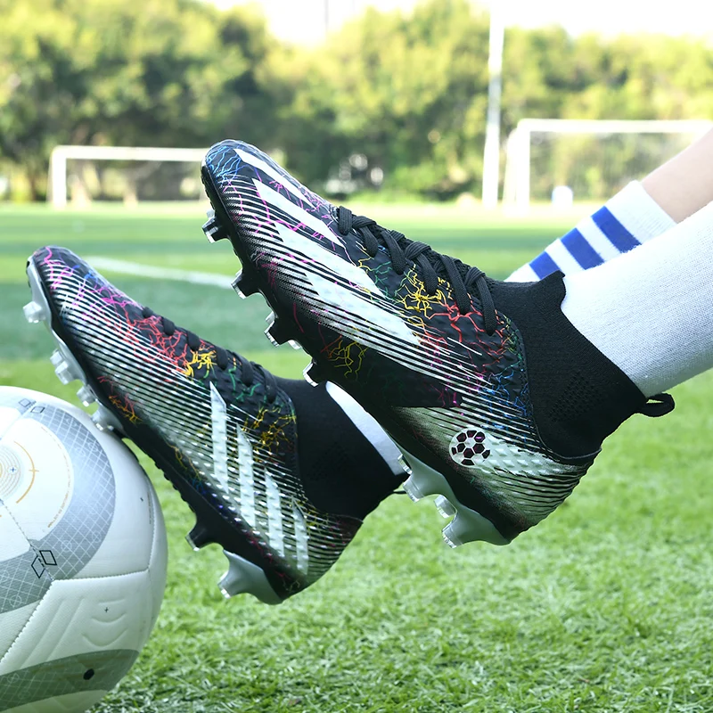 Football Shoes Men Breathable Indoor Outdoor Cleats Futsal