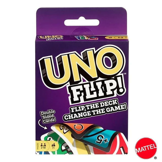 Mattel UNO FLIP! Games Family Funny Entertainment Board Game Fun Playing  Cards Kids Toys Gift Box uno Card Game - AliExpress