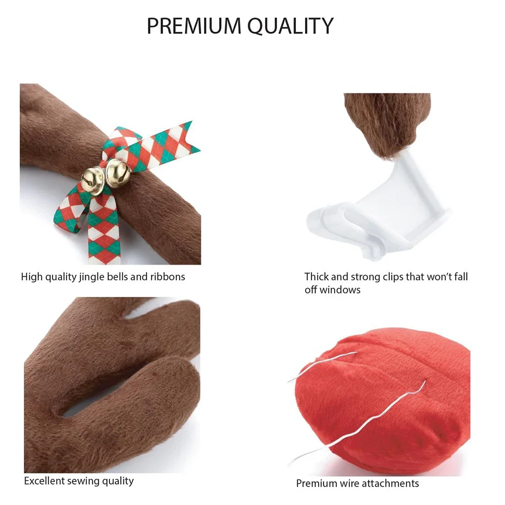 Reindeer Car Decoration Set 3