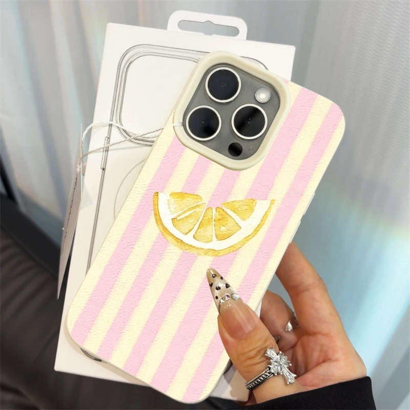 รูปสินค้า เคส iPhone ลายมะนาวสด ใส นิ่ม ไม่เป็นรอย