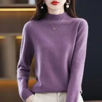 Cashmere Sweater Female 100% Merino Wool Winter Women Knitted Femme Pullover Top Winter Warm Women's 2024 New - Image 6