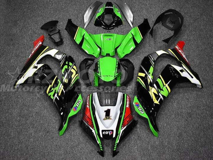 

4Gifts New ABS Motorcycle Fairings Kit Fit For Kawasaki ZX-10R 2016 2017 2018 2019 ZX10R 16 17 18 19 Bodywork Set Number 1