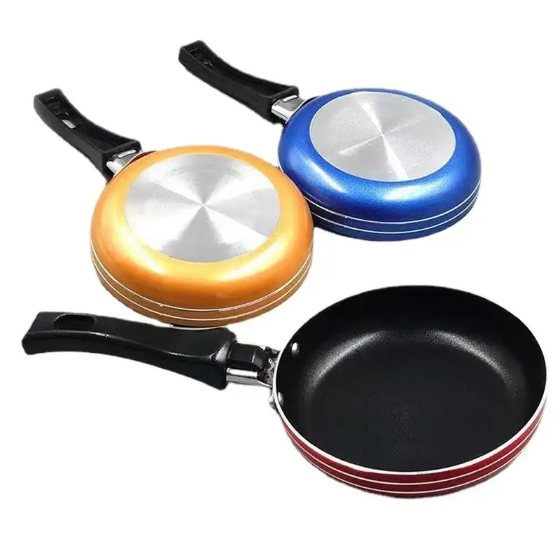 

Portable Cooking Pan Egg Steak Omelet Pan Mini Durable Non-Stick Frying Pan With Stay Cool Handle Pancake Maker Breakfast Pan