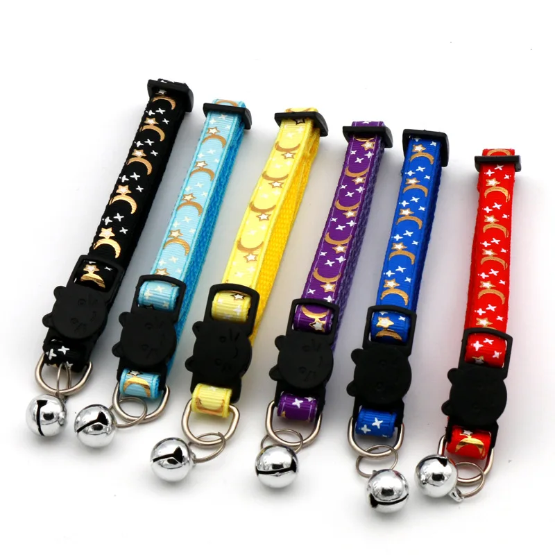 Cat Dog Collar with Bell with Reflective Safety Buckle 2