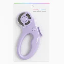Reusable Rubber Roller for Crafts and DIY Projects (Purple Rotary Cutter)