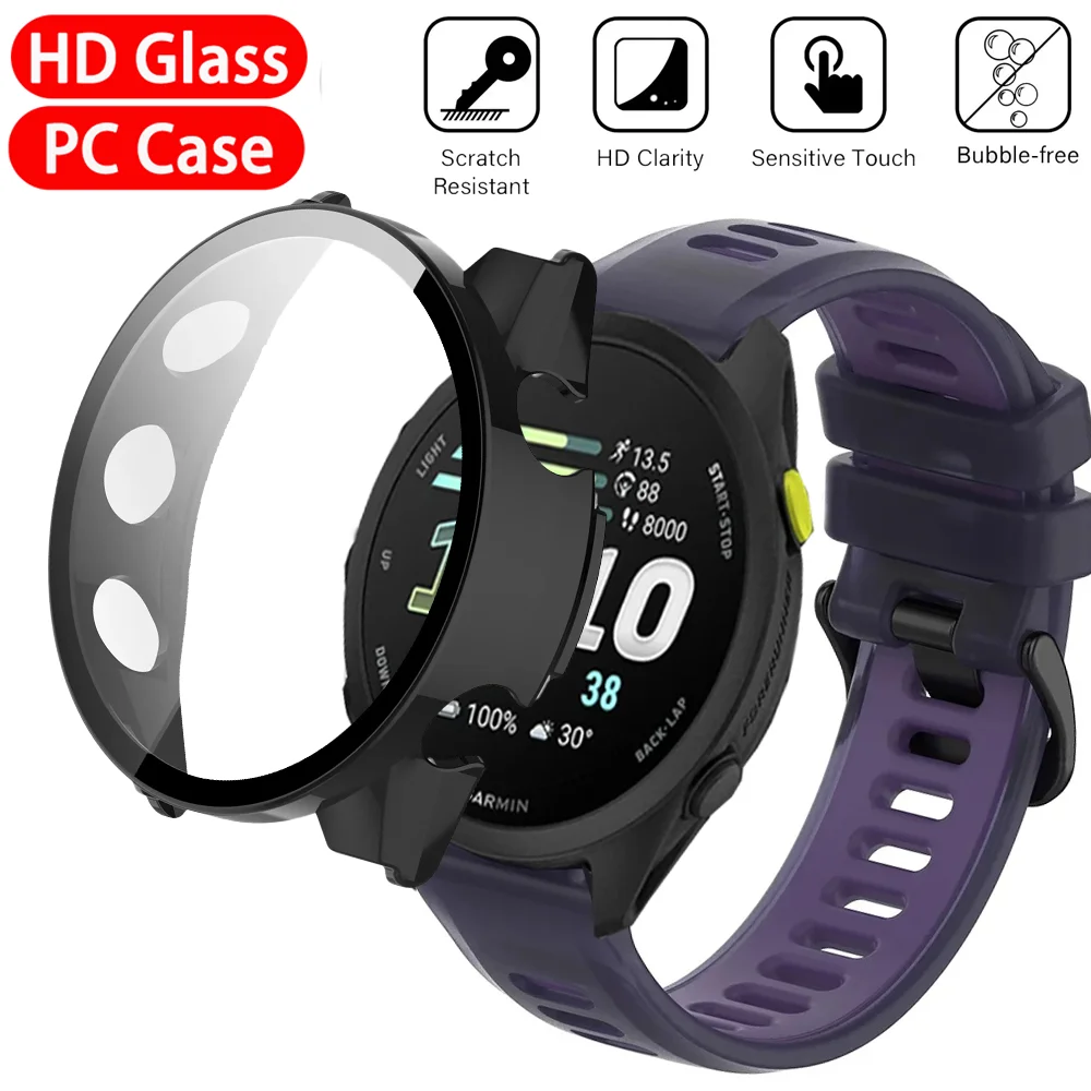 Enhanced Tempered Glass Protective PC Case Cover