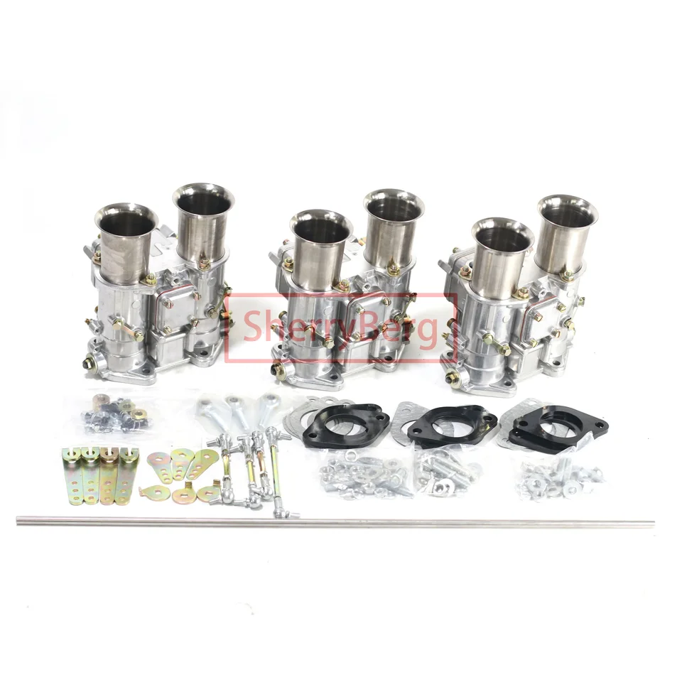 SherryBerg Carb 키트, 오스틴 힐리 3000 100/6 트리플 기화기, 웨버 EMPI 델로토 카브레타 변환, 40 DCOE