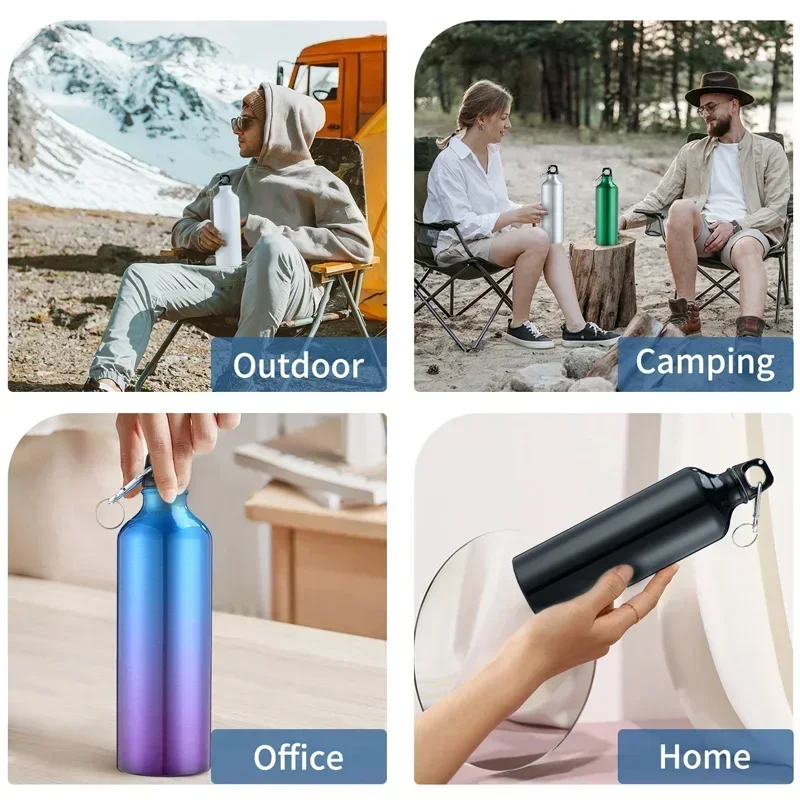 Aluminum Outdoor Water Bottle for Travel and Sports