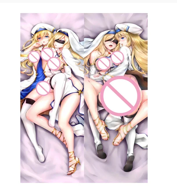 

2WAY Anime Goblin Slayer Priestess Double-sided print Dakimakura Hugging Pillow Case Body Pillow Otaku Cushion Cover Sofa Gifts