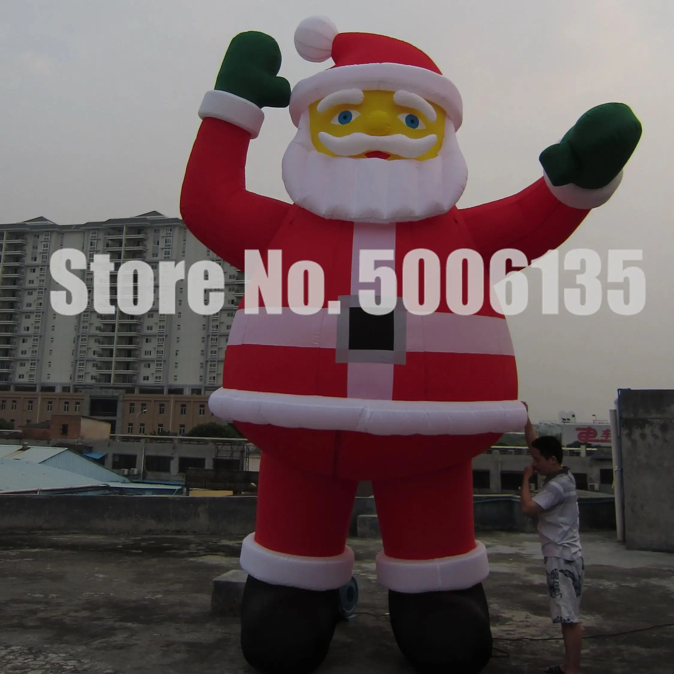 

3-5M Christmas Inflatables Decoration Santa Claus Snowman Inflatables Indoor Outdoor Decoration Yard Garden Party Decor