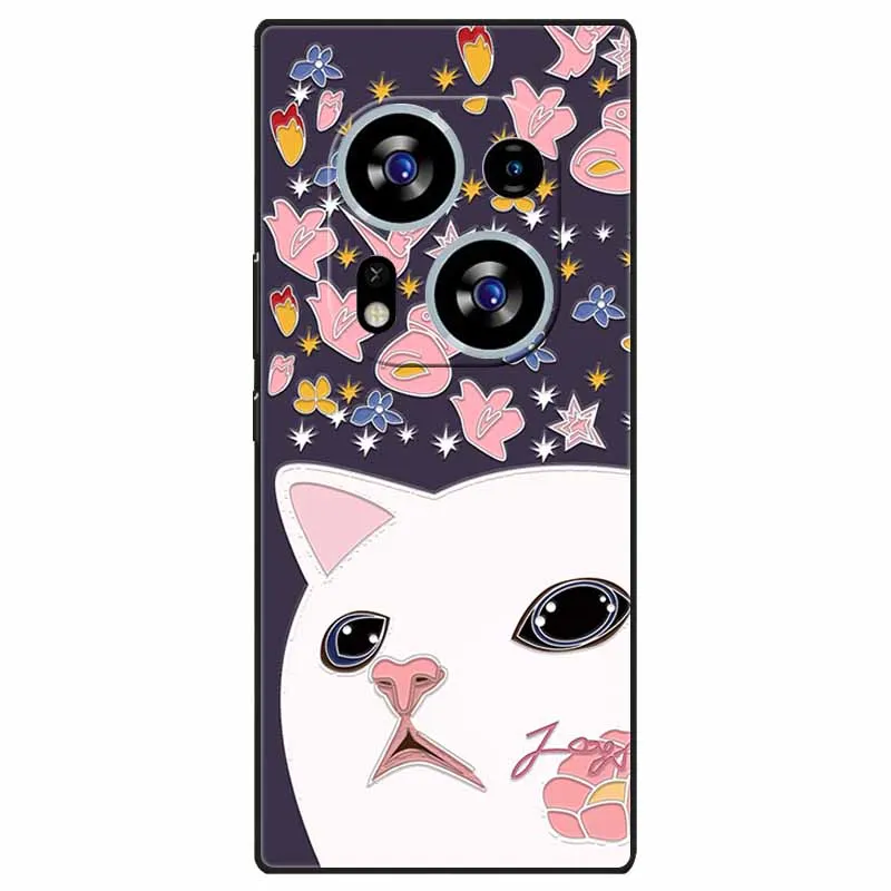 Charming 3D Relief Soft TPU Silicone Phone Case for Tecno Phantom X2 Series