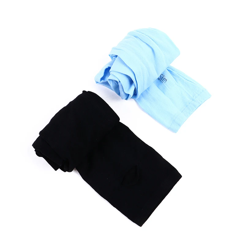 1Pair Ice Silk Sleeve Sunscreen Arm Sleeves Anti-Slip Summer Men Women Gloves Outdoor Riding Uv Sun Protect