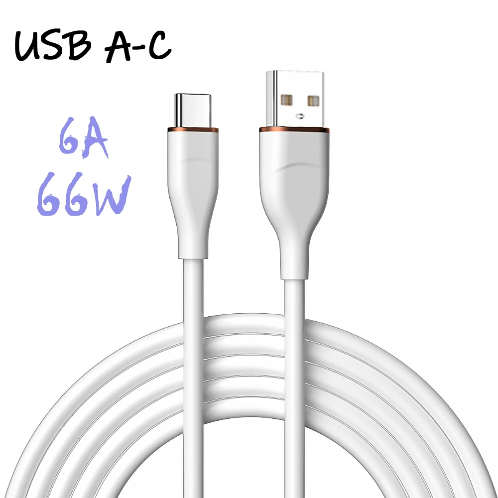 ตัวเลือกสินค้า สายชาร์จ USB-C 66W ชาร์จเร็ว ปลอดภัย สำหรับ iPhone Huawei Xiaomi