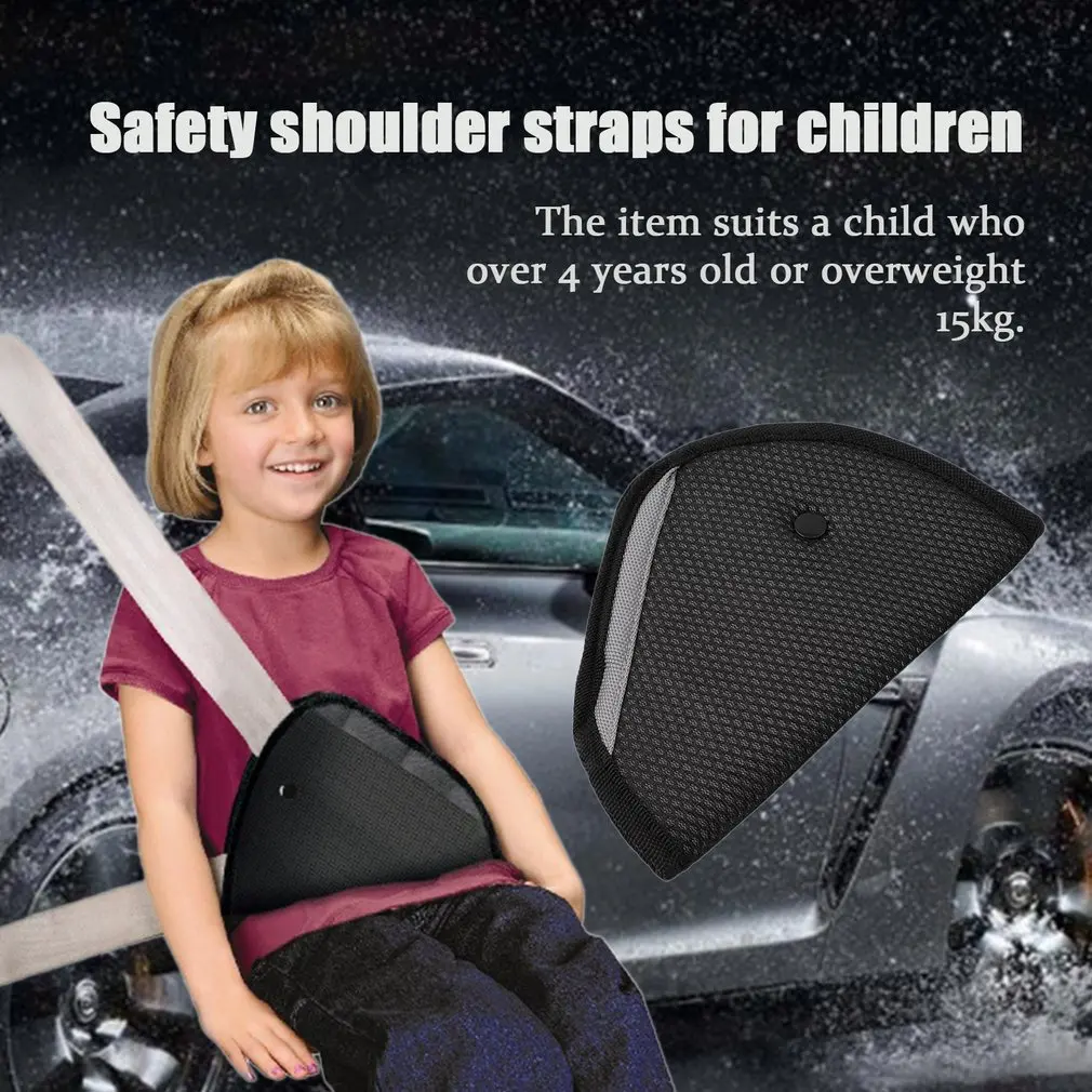 

Car Vehicle Child Parts Protecting Adjuster Toddlers Safety Cover Strap Adjuster Pad Harness Seat Belts Clip for Kids Baby#