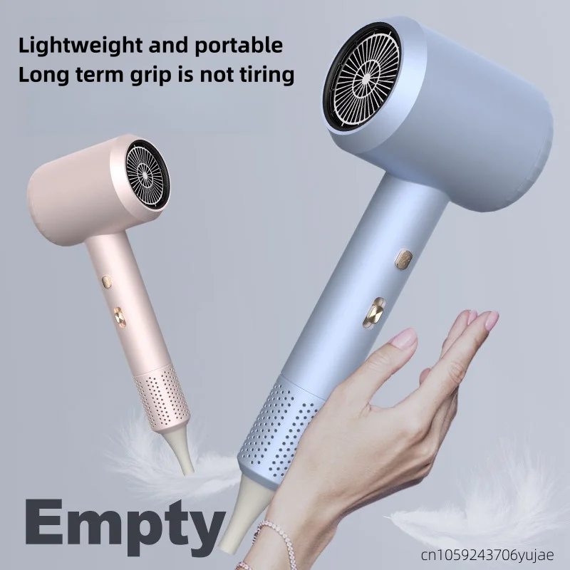 Hammer Hair Dryer with High Airflow of 59 Seconds Blue Light Ion Thermostatic Hair Care Home Salon Hairdryer