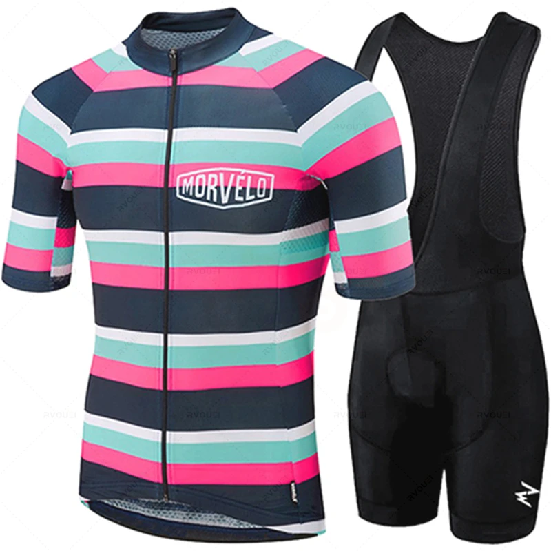 Morveloサイクリング服自転車ジャージクイックドライメンズ
