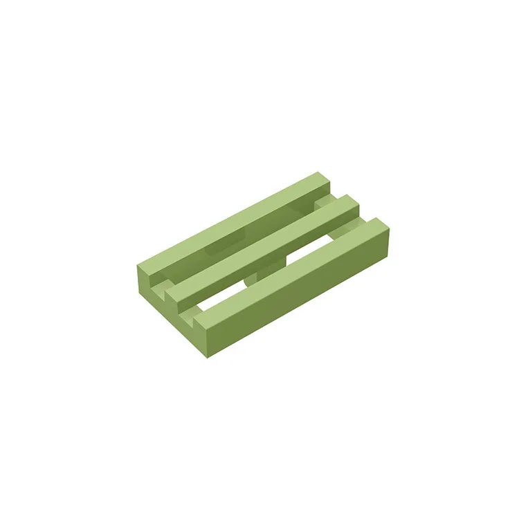 100 stücke MOC High-tech Dicke Bausteine 2412 30244 Fliesen 1x2 Grille Nut Teile DIY pädagogisches Kreative Ziegel Kompatibel Zu – Detail 26