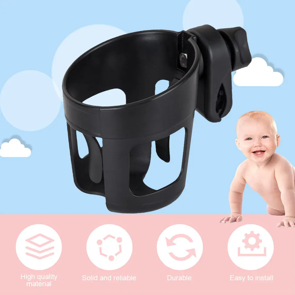 1Pc Baby Stroller Cup Holder Pram Bottle Support Universal Trolley Child Car Bicycle Quick Release Baby Stroller Accessories baby stroller accessories box