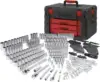 450-Piece Drive Socket Set 1/2" 1/4" 3/8", CR-V Metric and Imperial with Quick-Release Ratchet Wrench, Spanners, Bits Se 2