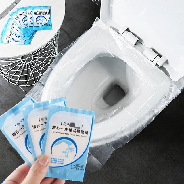 30/50PCS Einweg Wc Sitz Abdeckung Tragbare Wasserdichte Sicherheit