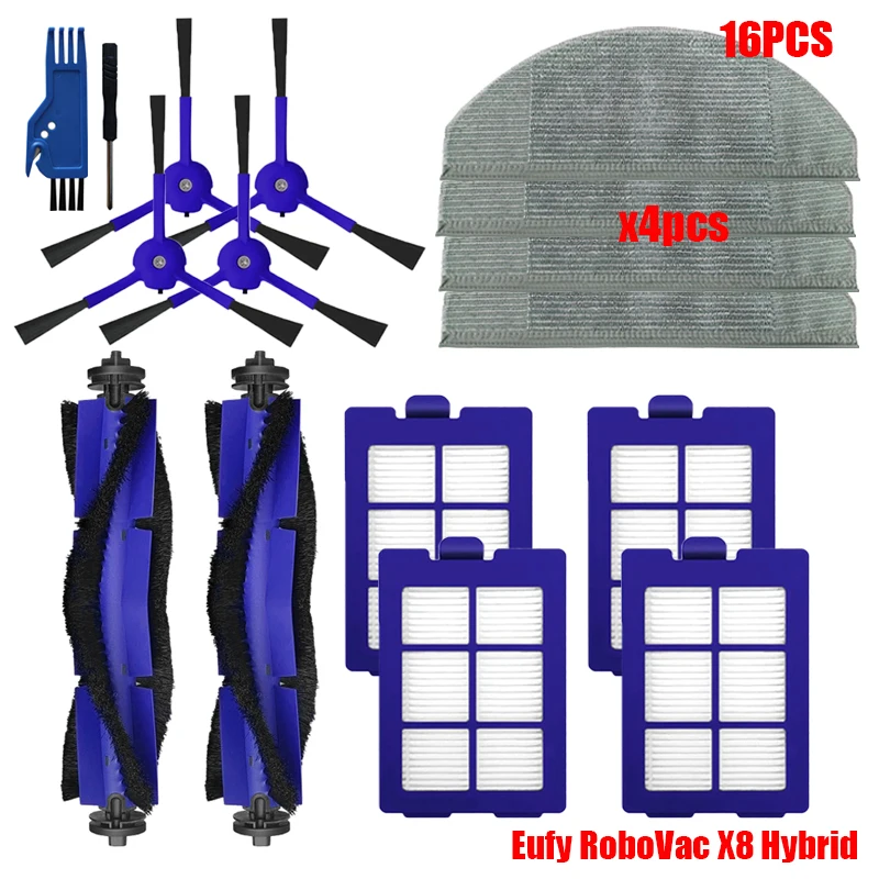 eufy Robovac X8 Hybrid ロボット掃除機　交換部品セット Amazon | Eufy RoboVac X8 / X8 Hybrid 交換用パーツキット