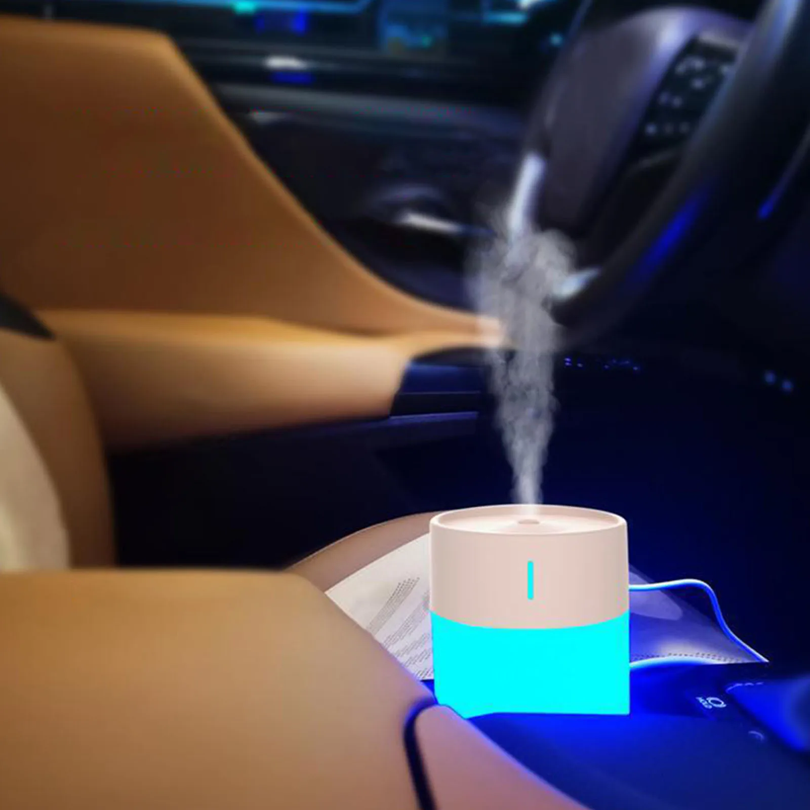 260ml USB Ultrasonic Air Humidifier Aroma Essential Oil Diffuser Mini Air Humidifier With Light Cool Mist Maker Car Purifier