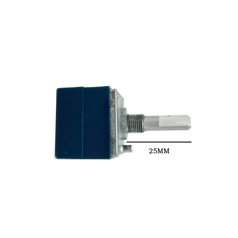 1PC ALPS 50KAx2 10KAX2 RK27 Rotary Potentiometer Slotted/Half Shaft 25MM 6Pin Dual-unit Without Detent