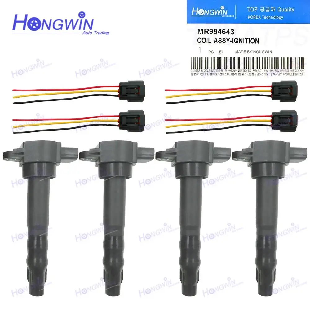 Mr994643 4pcs Ignition Coil For Mitsubishi Eclipse Grandis