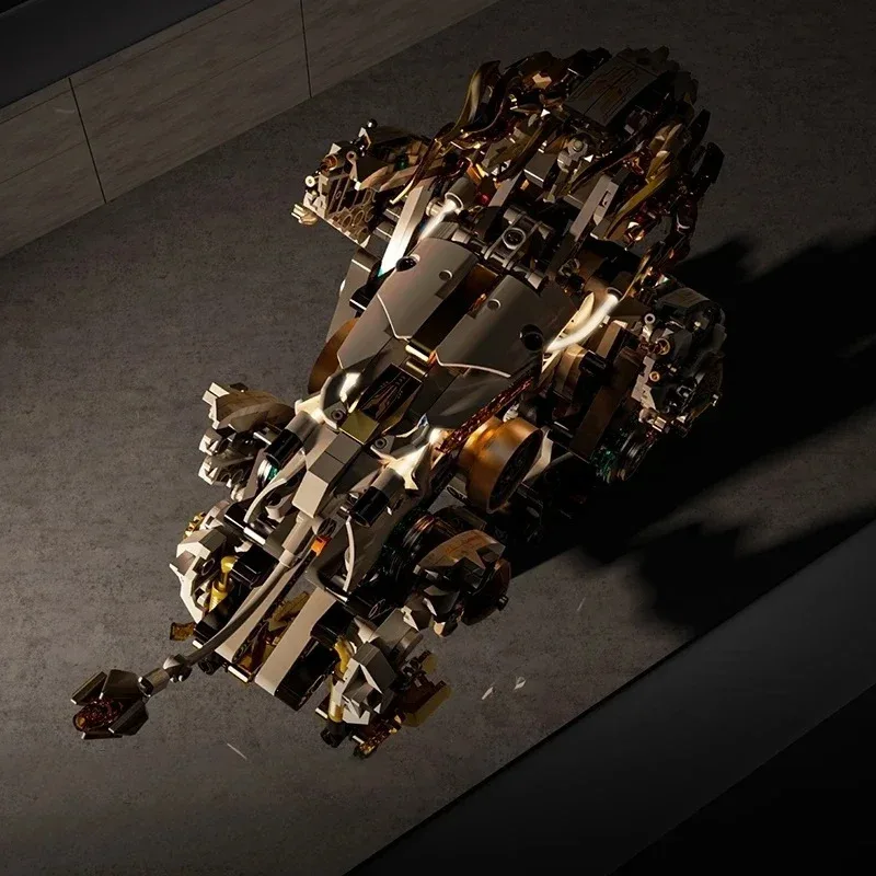 NEW Creative Mechanical Lion Animal Building Blocks Model MOC Style Assembly Bricks Educational STEM Kit DIY Gifts for Children