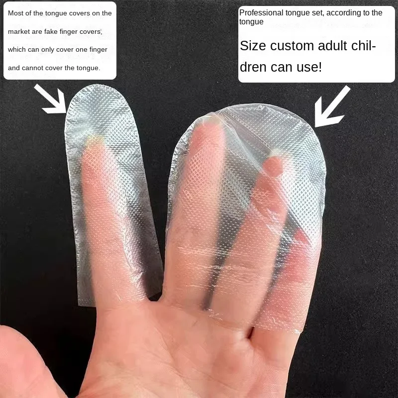 Disposable Tongue Covers for Oral Care and Bitter Taste Avoidance