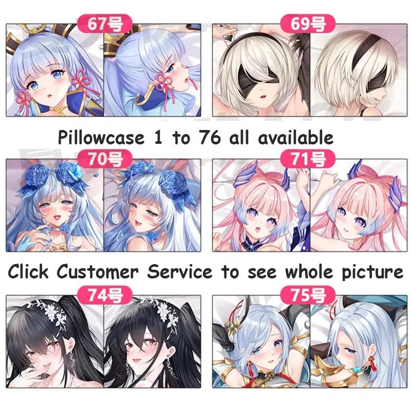 50X150CM Multifunctional Anime Sex Dakimakura with Onahole Pocket Split Legs Genshin Impact Waifu Body Pillow Cover and Core Set 5
