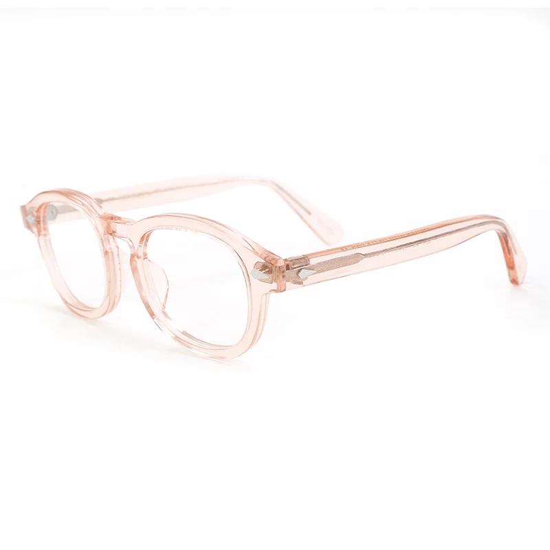 Men's Eyeglasses Frames Eyeglass Frames Johnny Depp Style Glasses Clear Lens Brand Designer Computer Women Retro Acetate Frame Eyeglasses