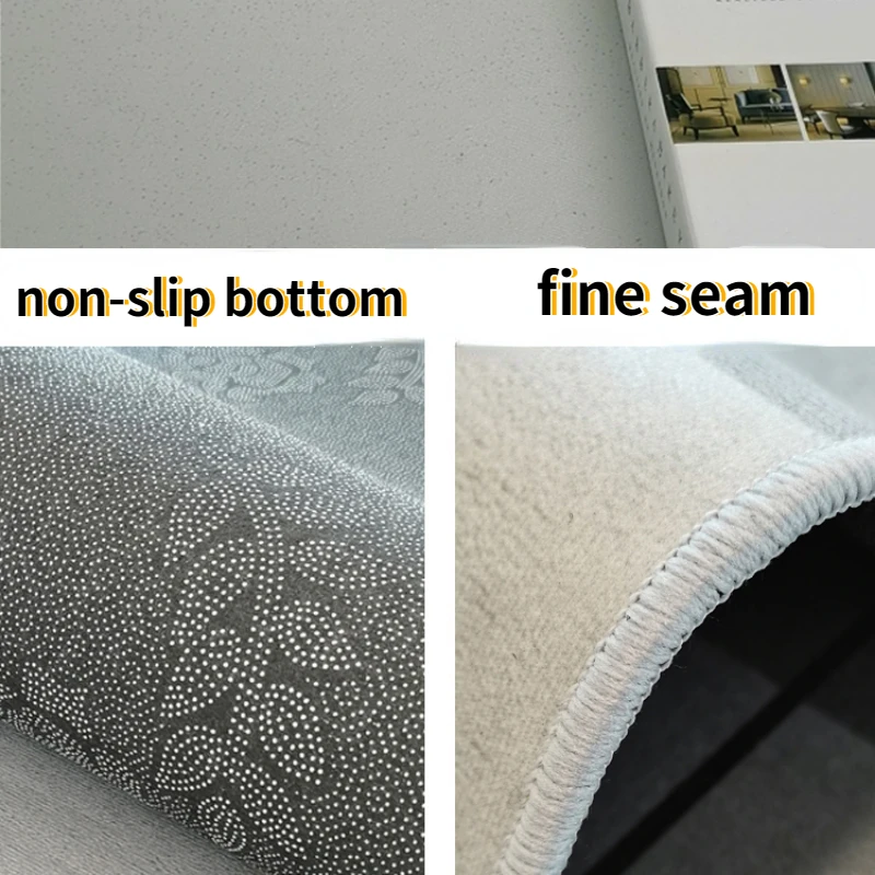 Ins Style Rugs for Bedroom Decor Carpets for Living Room Decoration Area Rug Home Short Pile Thicken Carpet Non-slip Floor Mats 6
