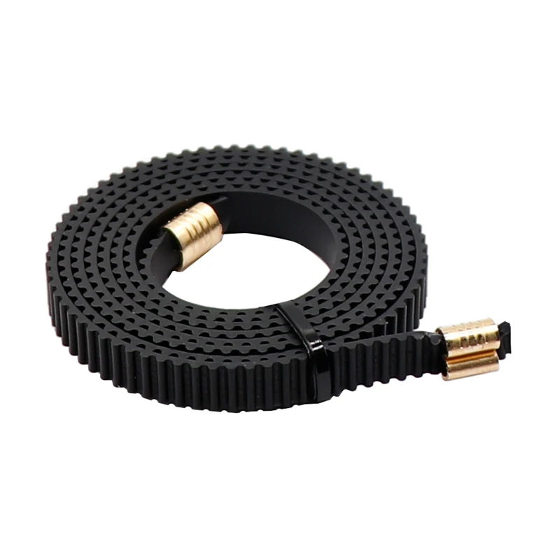10PCS 3D Printer Belt GT2 Timing Belt Copper Buckle Black Open Timing Rubber Belt X Y Axis Width 6mm for Ender3 Ender5 CR10