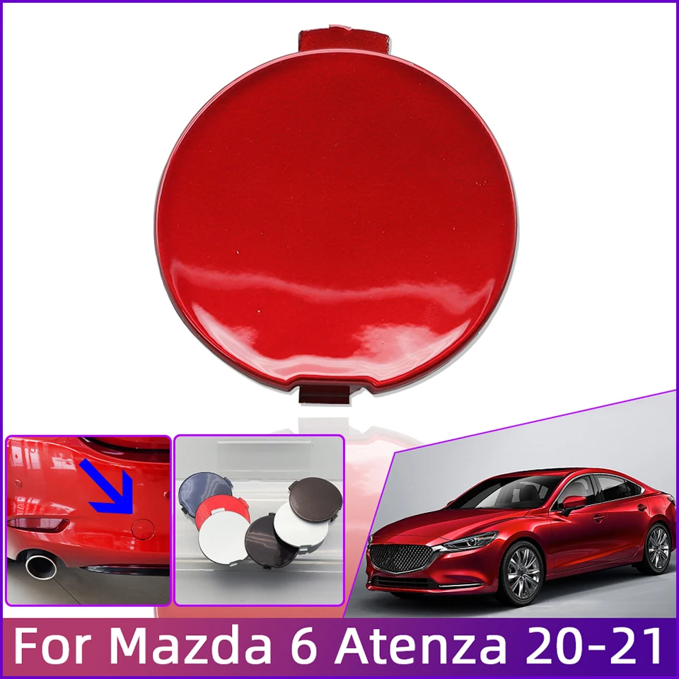 Rear Bumper Towing Hook Hauling Eye Cover Lid For Mazda 6 Atenza Sedan
