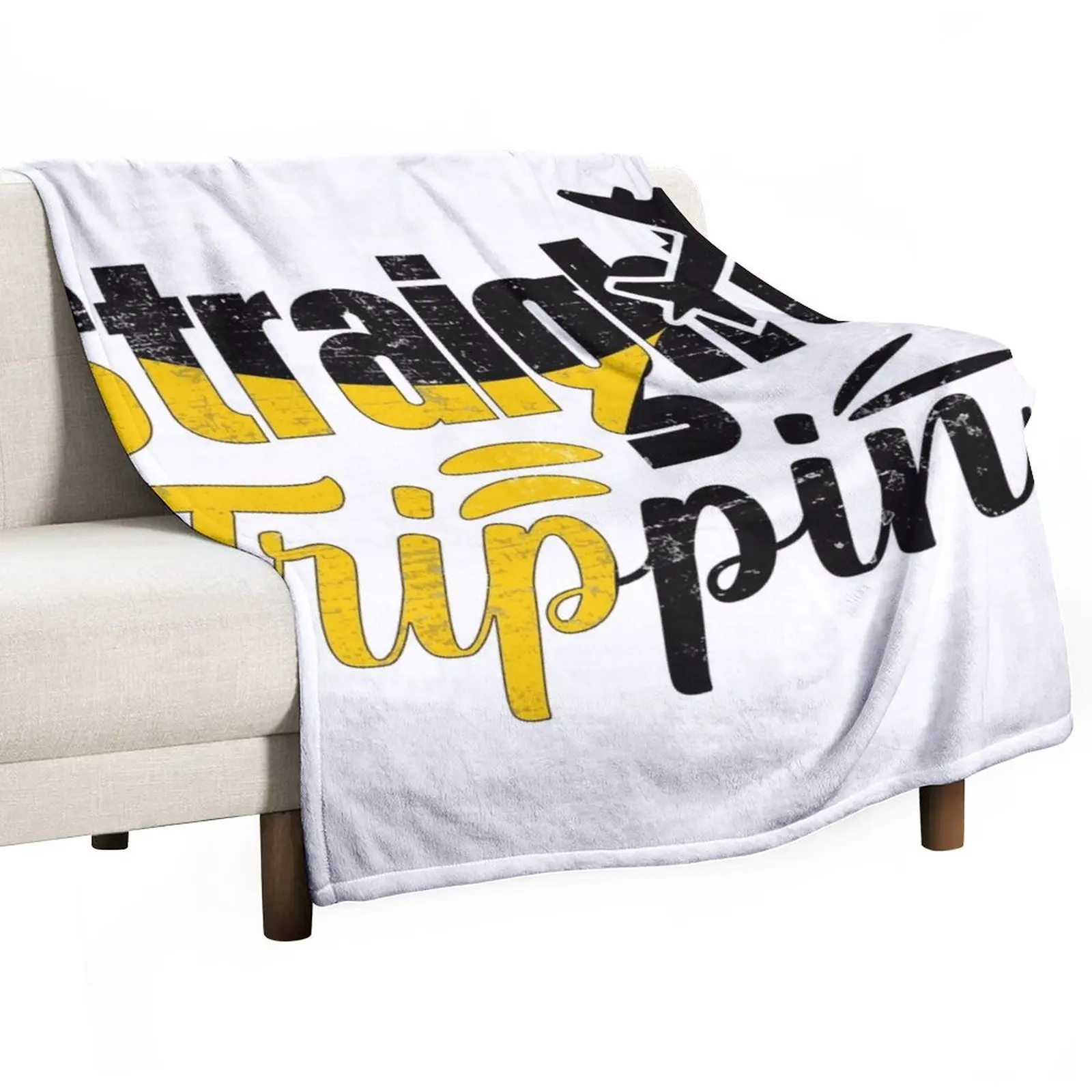 

New straight trippin Throw Blanket Stuffed Blankets Beach Blanket Bed Fashionable Blanket Single Blanket